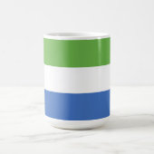 Mug drapeau de la Sierra Leone (Centre)