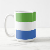 Mug drapeau de la Sierra Leone (Gauche)