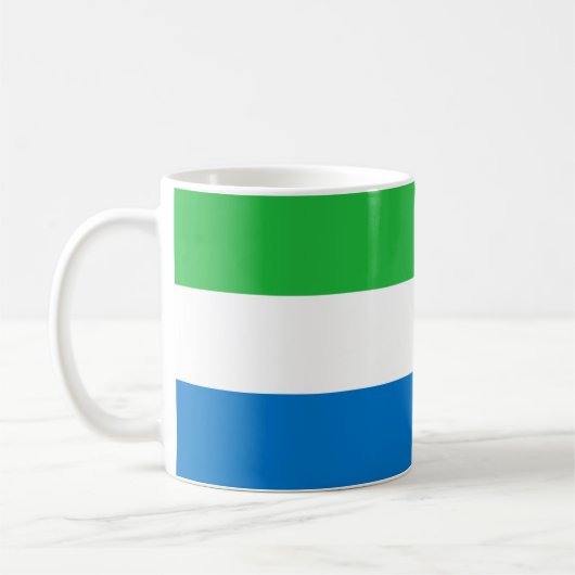 Mug Drapeau de la Sierra Leone (Gauche)