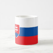 Mug Drapeau de la Slovaquie (Centre)