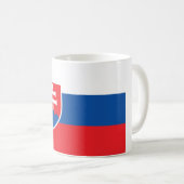 Mug Drapeau de la Slovaquie (Devant droit)
