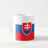 Mug Drapeau de la Slovaquie (Devant gauche)