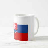 Mug Drapeau de la Slovaquie cool (Devant droit)
