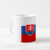Mug Drapeau de la Slovaquie cool (Devant gauche)