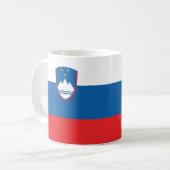 Mug Drapeau de la Slovénie (Devant gauche)