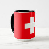 Mug Drapeau de la Suisse (Devant gauche)
