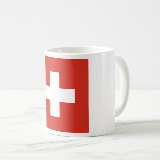 Mug Drapeau de la Suisse (Devant droit)