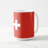Mug drapeau de la Suisse (Devant droit)