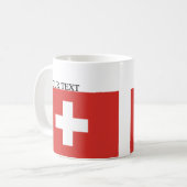 Mug Drapeau de la Suisse (Devant gauche)