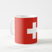Mug drapeau de la Suisse (Devant gauche)