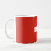 Mug drapeau de la Suisse (Gauche)