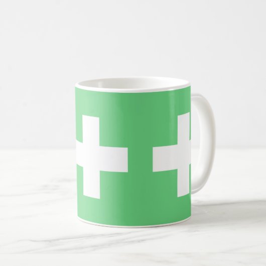 Mug Drapeau de la Suisse modifiée (Devant droit)