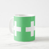Mug Drapeau de la Suisse modifiée (Devant gauche)