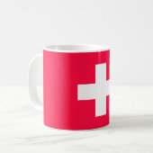 Mug Drapeau de la Suisse modifiée (Devant gauche)