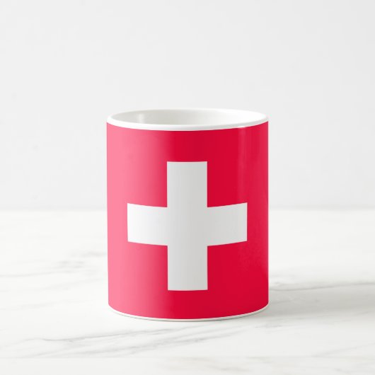 Mug Drapeau de la Suisse modifiée (Centre)