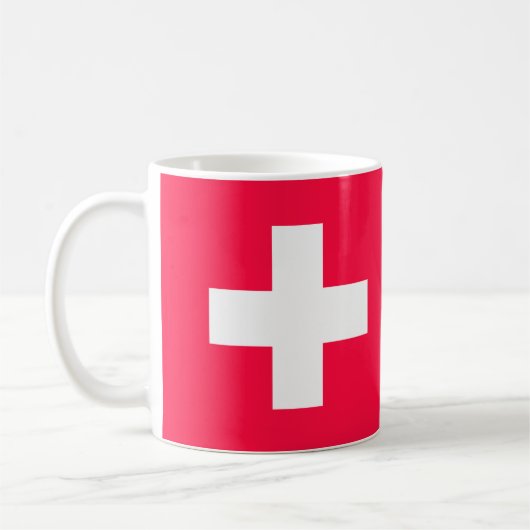 Mug Drapeau de la Suisse modifiée (Gauche)