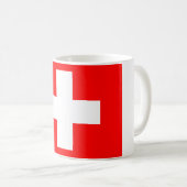 Mug Drapeau de la Suisse (Suisse) (Devant droit)