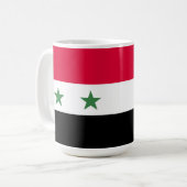Mug Drapeau de la Syrie (Devant gauche)