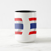 Mug Drapeau de la Thaïlande (Centre)