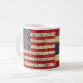 Mug Drapeau de la Thaïlande et Drapeau des Etats-Unis, (Devant gauche)