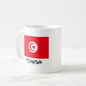 Mug Drapeau de la Tunisie (Devant gauche)