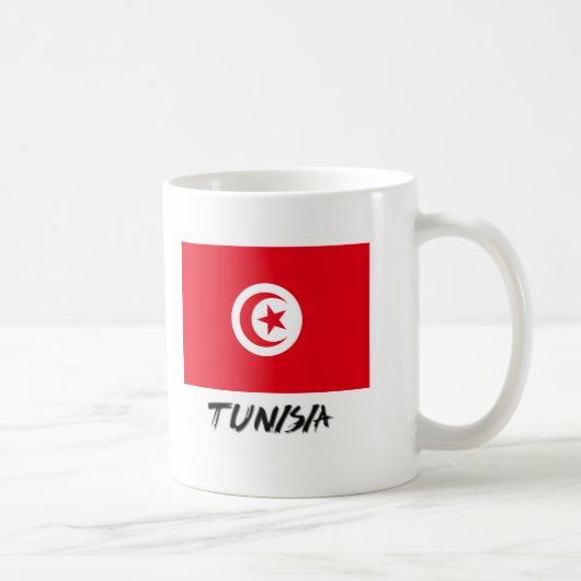 Mug Drapeau de la Tunisie (Droite)