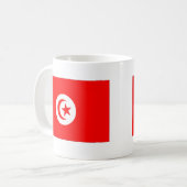 Mug Drapeau de la Tunisie (Devant gauche)