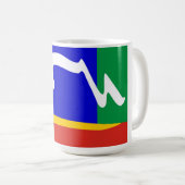 Mug drapeau de la ville de cape (Devant droit)