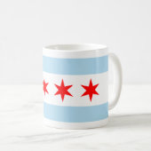 Mug Drapeau de la ville de Chicago (Illinois) (Devant droit)