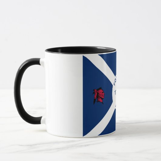 Mug Drapeau de la ville de Fort Wayne (Gauche)
