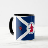 Mug Drapeau de la ville de Fort Wayne (Devant gauche)
