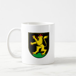 Mug drapeau de la ville de Heidelberg emblème Allemagn