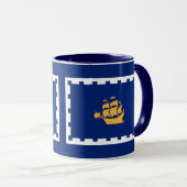 Mug Drapeau de la ville de Québec (Devant droit)