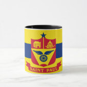 Mug Drapeau de la ville de Saint-Paul (Centre)