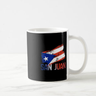Mug Drapeau de la ville de San Juan Porto Rico Vintage