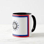 Mug Drapeau de la ville de Savannah (Devant droit)