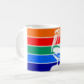 Mug Drapeau de la ville de St. Petersburg (Floride) (Devant gauche)
