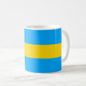 Mug Drapeau de la ville de Wilmington, Delaware (Devant droit)