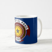Mug Drapeau de la ville d'El Paso (Texas) (Devant droit)