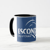 Mug Drapeau de la ville d'Escondido (Devant gauche)