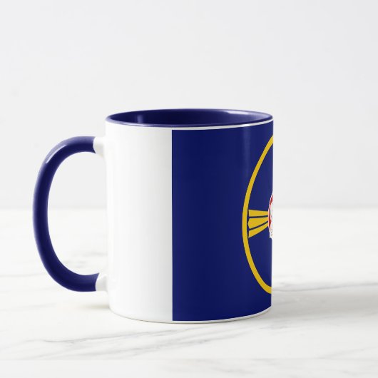 Mug Drapeau de la ville d'Omaha (Nebraska) (Gauche)