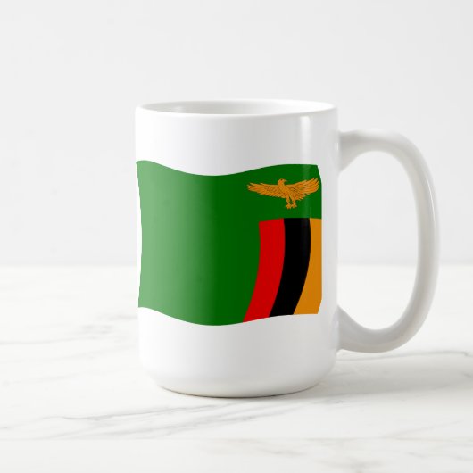 Mug Drapeau de la Zambie (Droite)