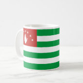 Mug Drapeau de l'Abkhazie patriotique (Devant gauche)