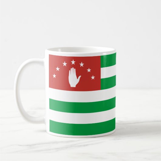 Mug Drapeau de l'Abkhazie patriotique (Gauche)