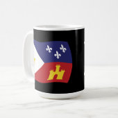 Mug Drapeau de l'Acadiana (Devant gauche)