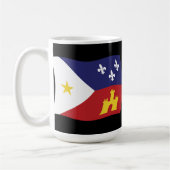Mug Drapeau de l'Acadiana (Gauche)