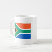 Mug Drapeau de l'Afrique du Sud (Devant gauche)