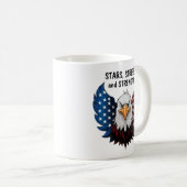 Mug Drapeau de l'aigle américain (Devant droit)