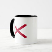 Mug Drapeau de l'Alabama (Devant gauche)