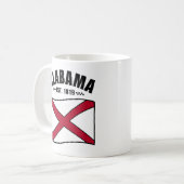 Mug Drapeau de l'Alabama USA (Devant gauche)